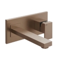 Immagine di Gessi RETTANGOLO miscelatore a parete P.22 cm, senza scarico, finitura copper brushed PVD 44836#708