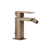 Immagine di Gessi RETTANGOLO miscelatore bidet H.15 cm, con scarico e flessibili di collegamento, finitura copper brushed PVD 20007#708