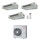 Toshiba CANALIZZABILE Climatizzatore canalizzabile trial split inverter | unità esterna R32 10 kW unità interne 7000+16000+16000 BTU RAS-5M34G3AVG-E+RAS-M[07|16|16]U2DVG-E