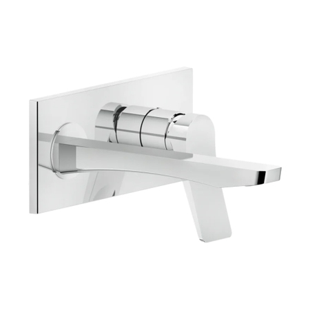 Immagine di Gessi RILIEVO miscelatore a parete P.27 cm, senza scarico, finitura cromo 59089#031