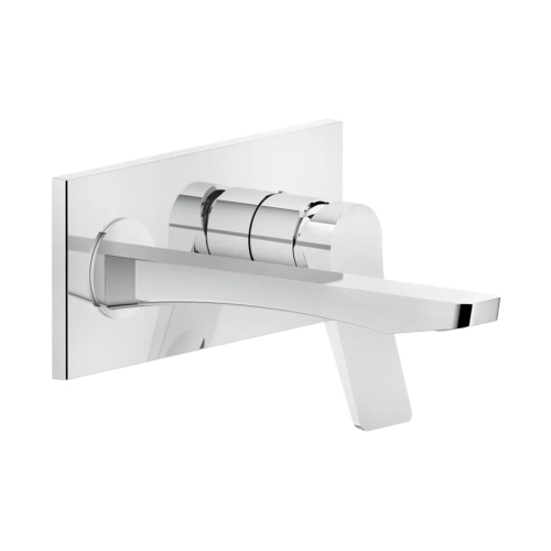 Immagine di Gessi RILIEVO miscelatore a parete P.27 cm, senza scarico, finitura cromo 59089#031