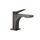 Gessi RILIEVO miscelatore monocomando lavabo, flessibili di collegamento con attacco da 3/8", senza scarico, finitura black metal brushed PVD 59006#707