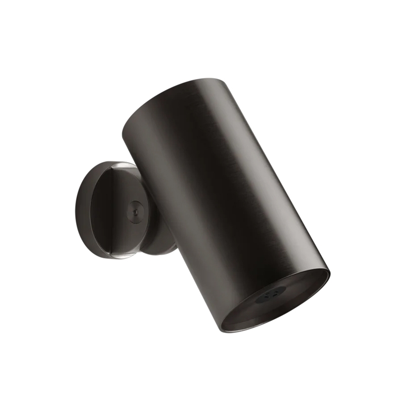 Immagine di Gessi SHOWER soffione doccia anticalcare a parete orientabile, con funzione nebulizzata, finitura black metal brushed PVD 57205#707
