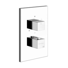 Immagine di Gessi SHOWER miscelatore termostatico doccia a parete, 3 uscite, senza corpo incasso, finitura cromo 20190#031