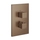 Gessi SHOWER miscelatore termostatico doccia a parete, 1 uscita, senza corpo incasso, finitura copper brushed PVD 20182#708