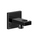 Gessi SHOWER presa acqua con supporto doccetta, finitura black metal PVD 20161#706
