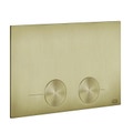 Immagine di Gessi TOTAL LOOK placca di finitura per TECE, finitura brushed brass PVD 54617#727