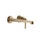 Gessi VENTI20 miscelatore lavabo da parete P.26 cm, senza scarico, finitura warm bronze brushed PVD 65088#726