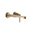 Immagine di Gessi VENTI20 miscelatore lavabo da parete P.26 cm, senza scarico, finitura warm bronze brushed PVD 65088#726