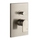 Gessi VIA MANZONI miscelatore a parete, 2 uscite, con deviatore automatico bagno/doccia, finitura finox brushed nickel 44634#149