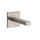 Gessi VIA MANZONI bocca vasca a parete, finitura finox brushed nickel 38725#149