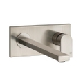 Immagine di Gessi VIA MANZONI miscelatore a parete P.21 cm, senza scarico, senza corpo incasso, finitura finox brushed nickel 44895#149