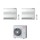 Toshiba CONSOLE Climatizzatore a pavimento dual split inverter bianco | unità esterna R32 10 kW unità interne 13000+13000 BTU RAS-5M34G3AVG-E+RAS-[B13|B13]J2FVG-E