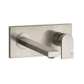 Immagine di Gessi VIA MANZONI miscelatore a parete P.15 cm, senza scarico, senza corpo incasso, finitura finox brushed nickel 44893#149