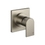 Immagine di Gessi VIA MANZONI parte esterna miscelatore a parete 1 via, senza corpo incasso, finitura finox brushed nickel 38722#149