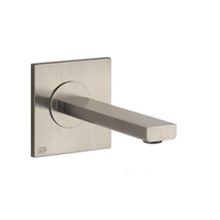 Immagine di Gessi VIA MANZONI bocca a parete P.22 cm, finitura finox brushed nickel 38707#149