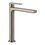 Immagine di Gessi VIA MANZONI miscelatore lavabo H.30 cm, senza scarico, con flessibili di collegamento e risparmio energetico, finitura finox brushed nickel 38610#149