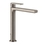 Immagine di Gessi VIA MANZONI miscelatore lavabo H.30 cm, con scarico e flessibili di collegamento, finitura finox brushed nickel 38603#149