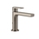 Immagine di Gessi VIA MANZONI miscelatore lavabo H.15 cm, con scarico e flessibili di collegamento, finitura finox brushed nickel 38601#149