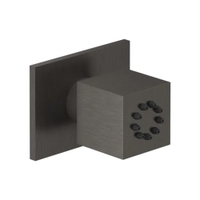 Immagine di Gessi WELLNESS soffione laterale orientabile, finitura black metal brushed 20172#707