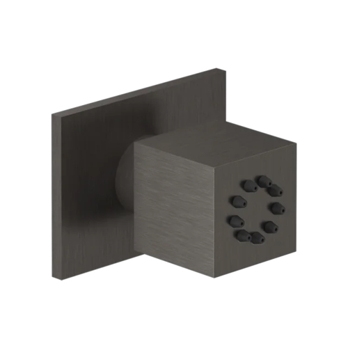 Immagine di Gessi WELLNESS soffione laterale orientabile, finitura black metal brushed 20172#707