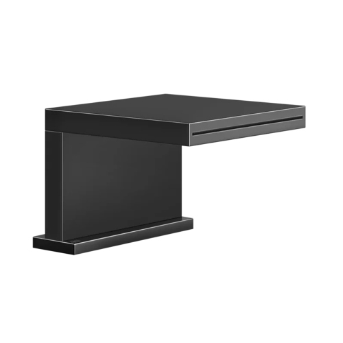 Immagine di Gessi WELLNESS bocca bordo vasca a cascata con comando remoto, finitura black metal PVD 20191#706
