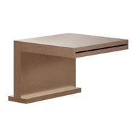 Immagine di Gessi WELLNESS bocca bordo vasca a cascata con comando remoto, finitura copper brushed PVD 20191#708