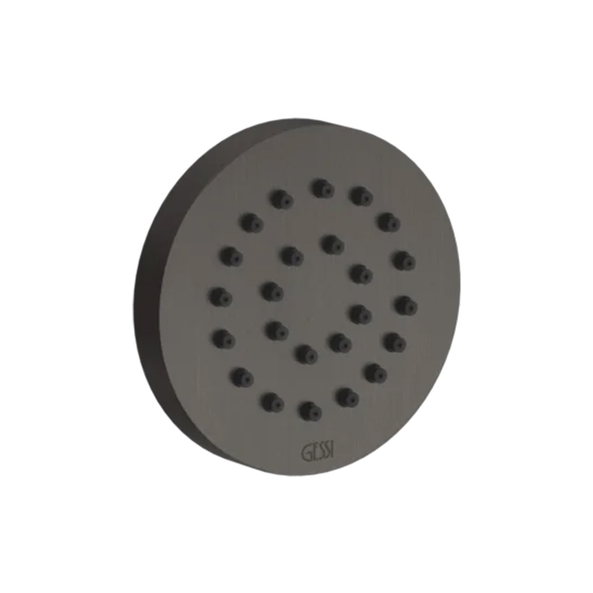 Immagine di Gessi WELLNESS soffione laterale, finitura black metal brushed PVD 32971#707