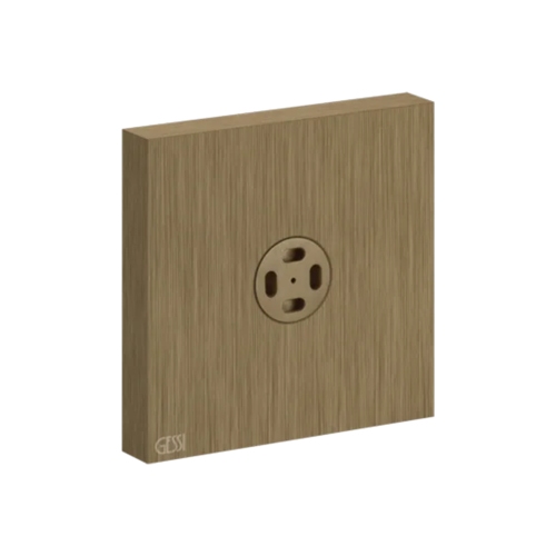 Immagine di Gessi WELLNESS soffione laterale a getto nebulizzato, finitura antique brass 32979#713