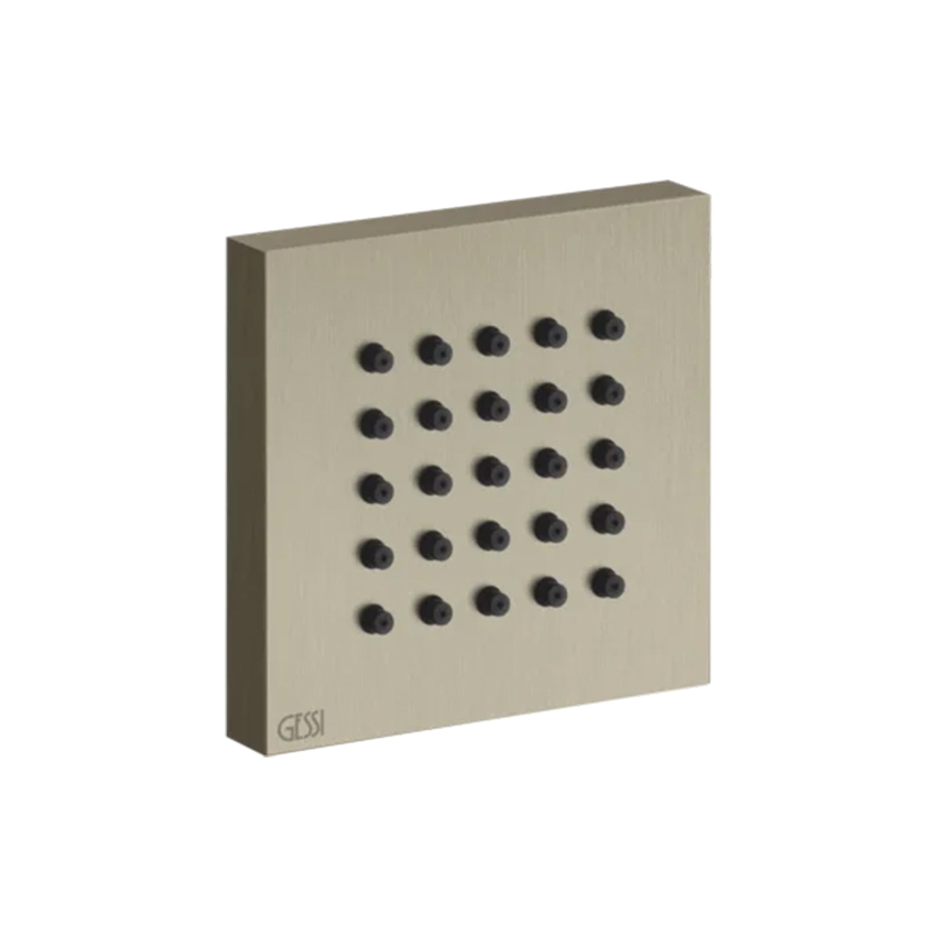 Immagine di Gessi WELLNESS soffione laterale, finitura finox 32973#149