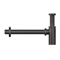 Immagine di Gessi sifone per lavabo da 1 1/4", finitura black metal brushed PVD 01377#707