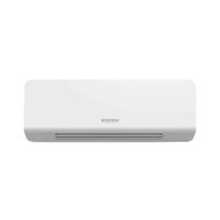 Immagine di Toshiba LEAN 30 ventilconvettore a parete, motore asincrono, con valvole a 3 vie, valvola sfera e detentore, attacchi sinistra, alette automatiche motorizzate e telecomando IR, colore bianco HWH-030TBA3FT