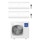 Haier PEARL Climatizzatore a parete dual split inverter Wi-Fi bianco | unità esterna R32 12.5 kW unità interne 7000+7000 BTU 5U125S2SN1FA+AS[20|20]PBAHRA
