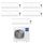 Haier PEARL Climatizzatore a parete penta split inverter Wi-Fi bianco | unità esterna R32 12.5 kW unità interne 7000+7000+7000+7000+7000 BTU 5U125S2SN1FA+AS[20|20|20|20|20]PBAHRA