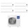 Haier PEARL Climatizzatore a parete quadri split inverter Wi-Fi bianco | unità esterna R32 12.5 kW unità interne 7000+7000+7000+7000 BTU 5U125S2SN1FA+AS[20|20|20|20]PBAHRA