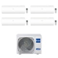 Immagine di Haier PEARL Climatizzatore a parete quadri split inverter Wi-Fi bianco | unità esterna R32 10 kW unità interne 7000+7000+7000+7000 BTU 5U105S2SS5FA+AS[20|20|20|20]PBAHRA