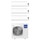 Haier PEARL Climatizzatore a parete trial split inverter Wi-Fi bianco | unità esterna R32 12.5 kW unità interne 7000+7000+7000 BTU 5U125S2SN1FA+AS[20|20|20]PBAHRA