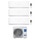 Haier EXPERT Climatizzatore a parete trial split inverter Wi-Fi bianco | unità esterna R32 9 kW unità interne 7000+7000+7000 BTU 5U90S2SS5FA+AS[20|20|20]XCAHRA