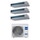 Haier CANALIZZATO Media pressione Climatizzatore canalizzabile trial split inverter Wi-Fi | unità esterna R32 9 kW unità interne 12000+12000+12000 BTU 5U90S2SS5FA+AD[35|35|35]S2SM9FA(H)