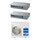 Haier CANALIZZATO SLIM Bassa pressione Climatizzatore canalizzabile dual split inverter Wi-Fi | unità esterna R32 8.5 kW unità interne 12000+18000 BTU 4U85S2SR5FA+AD[35|50]S2SS1FA(H)