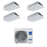 Immagine di Haier CASSETTE A 1 VIA Climatizzatore a cassetta quadri split inverter Wi-Fi bianco | unità esterna R32 9 kW unità interne 9000+9000+9000+9000 BTU 5U90S2SS5FA+AB[25|25|25|25]S2SA1FA(H)
