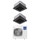 Haier CASSETTE 620 a 4 VIE Climatizzatore a cassetta dual split inverter Wi-Fi nero | unità esterna R32 12.5 kW unità interne 9000+18000 BTU 5U125S2SN1FA+AB[25|50]S2SC2FA(H)-B