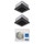 Haier CASSETTE 620 a 4 VIE Climatizzatore a cassetta dual split inverter Wi-Fi nero | unità esterna R32 7 kW unità interne 9000+9000 BTU 3U70S2SR5FA+AB[25|25]S2SC2FA(H)-B