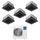 Haier CASSETTE 620 a 4 VIE Climatizzatore a cassetta penta split inverter Wi-Fi nero | unità esterna R32 12.5 kW unità interne 9000+9000+9000+9000+18000 BTU 5U125S2SN1FA+AB[25|25|25|25|50]S2SC2FA(H)-B