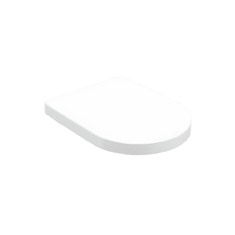 Immagine di Cielo ENJOY coprivaso in termoindurente, a discesa rallentata, con cerniere a sgancio rapido, colore bianco finitura lucido CPVEJTF