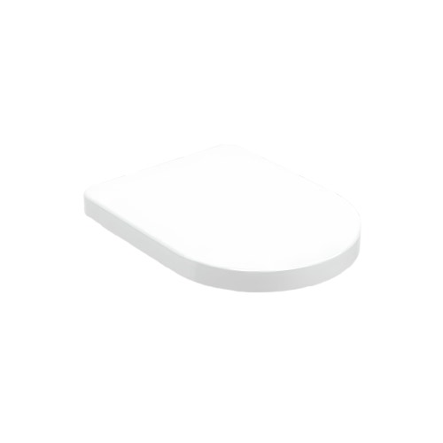 Immagine di Cielo ENJOY coprivaso in termoindurente, a discesa rallentata, con cerniere a sgancio rapido, colore bianco finitura lucido CPVEJTF