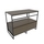 Flaminia DENVER mobile sottolavabo L.103 cm in metallo, con 2 cassetti e top in legno laccato, colore taupe finitura opaco DV103MLTK