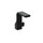 Flaminia NOKE’ miscelatore monocomando lavabo, completo di piletta, colore nero finitura opaco NK3220NE