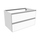 Flaminia CUBIKA base portalabo L.85 cm sospesa, con 2 cassetti, per lavabo top, colore bianco finitura opaco CKD815LBK