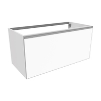 Immagine di Flaminia CUBIKA base portalabo L.105 P.50 cm sospesa, con 1 cassetto, senza top, colore bianco finitura opaco CKD893LBK
